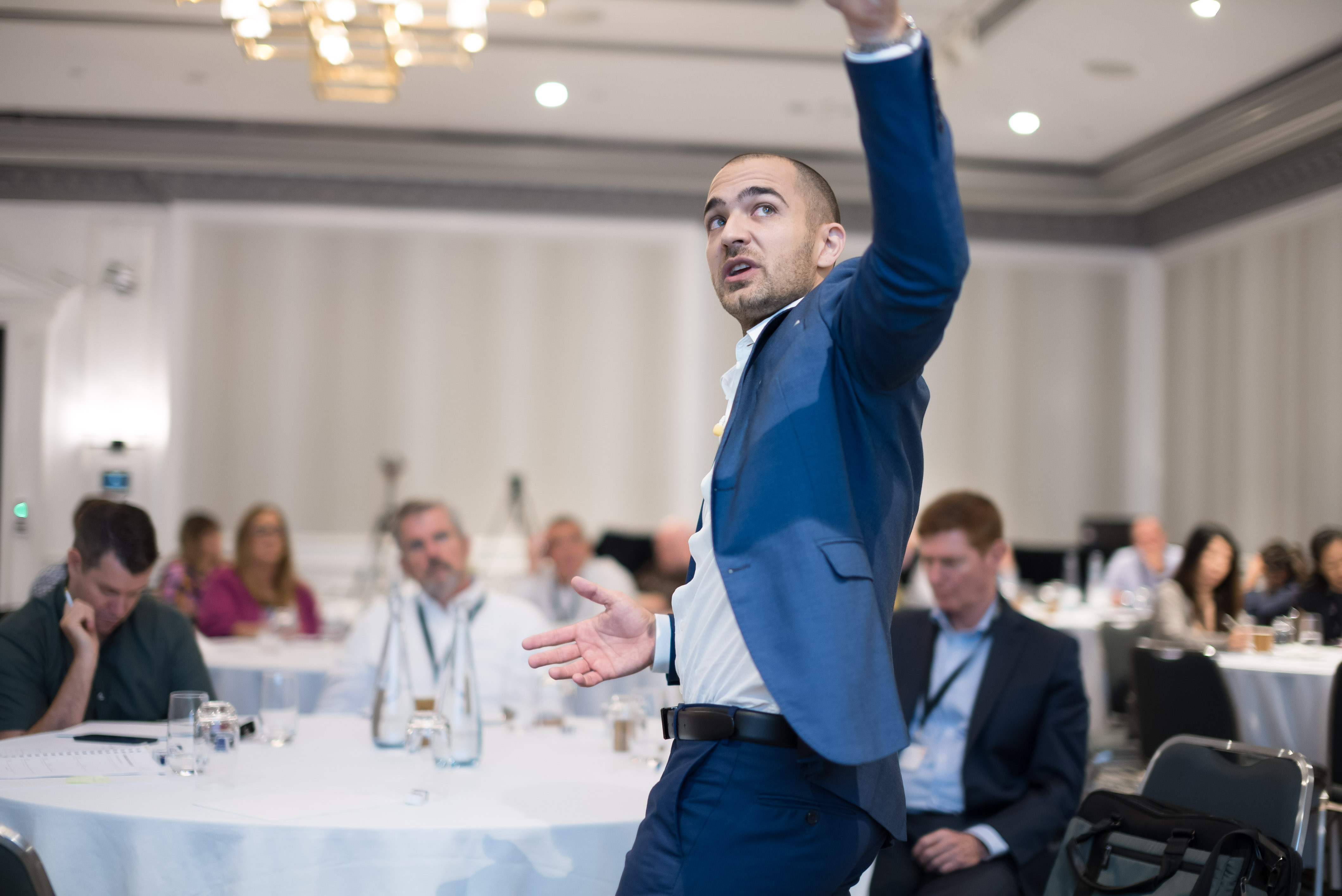 Daniel San Martin facilitating a group session